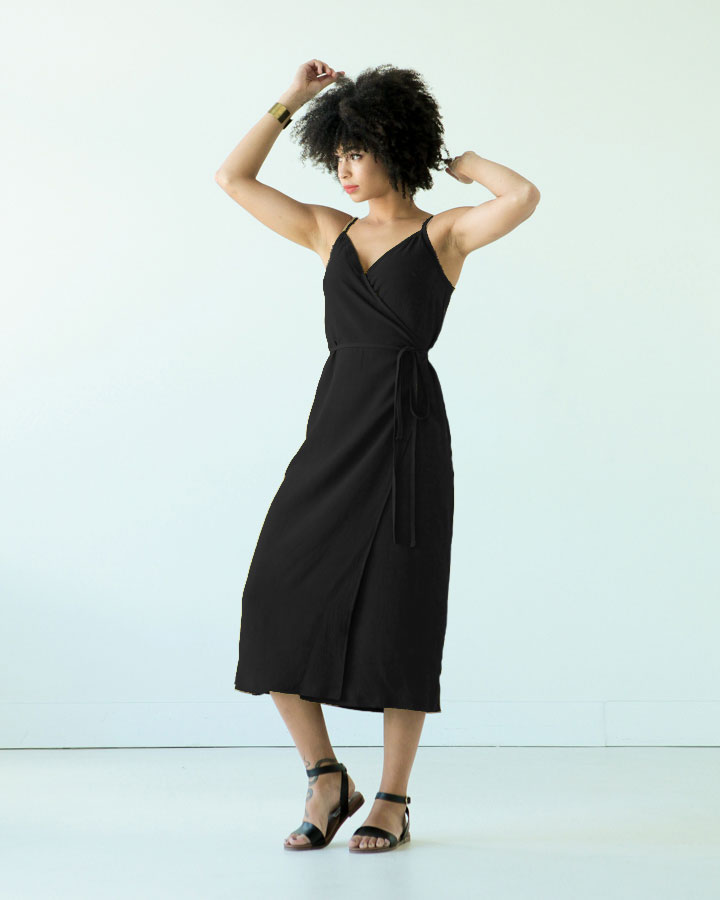 Calvin black dress