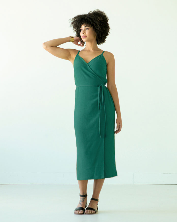 Calvin emerald dress
